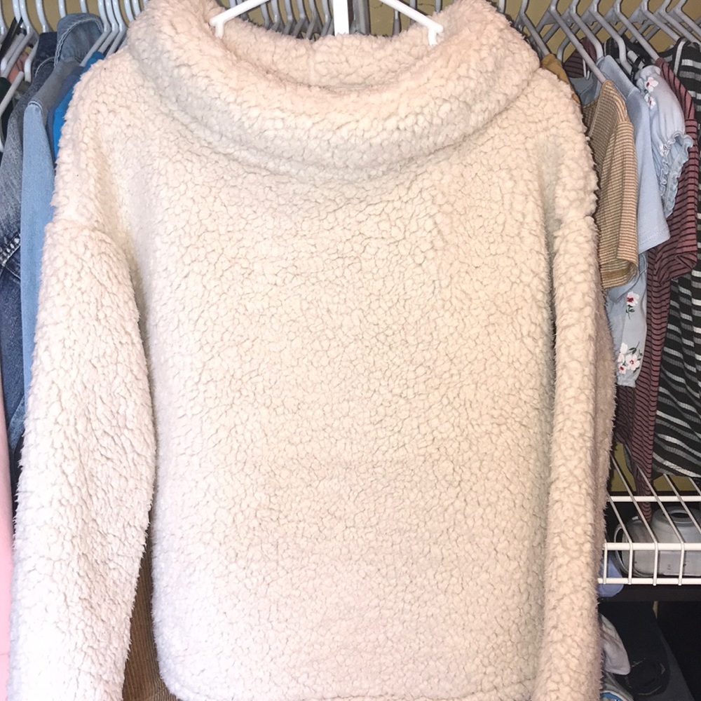 sherpa pullover